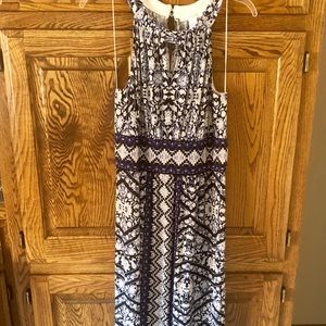 London Times blue maxi dress